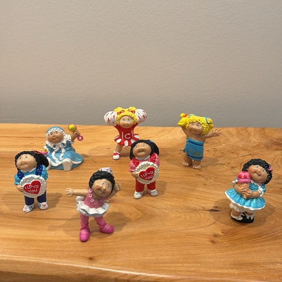 Vintage Cabbage Patch kid figurines lot of 7 - Picture 9 of 9